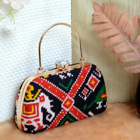 Double Ikat Patola Clutch