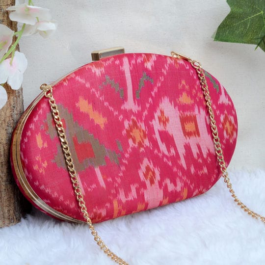 Single Ikat Patola Clutch