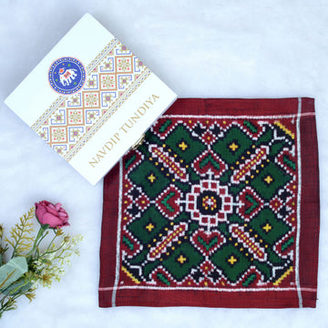 Double Ikat Pocket Square