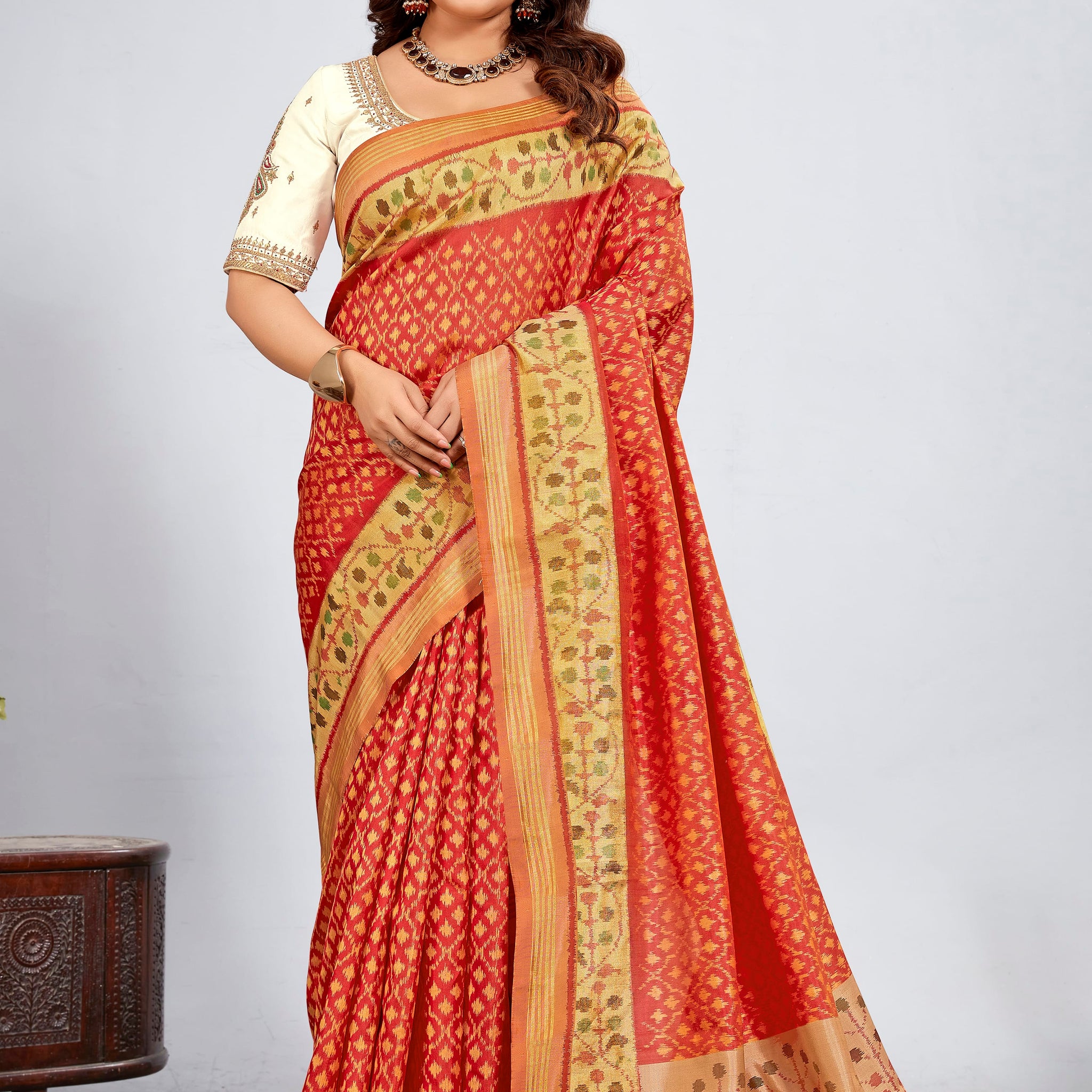 Rajkoti Patola Saree