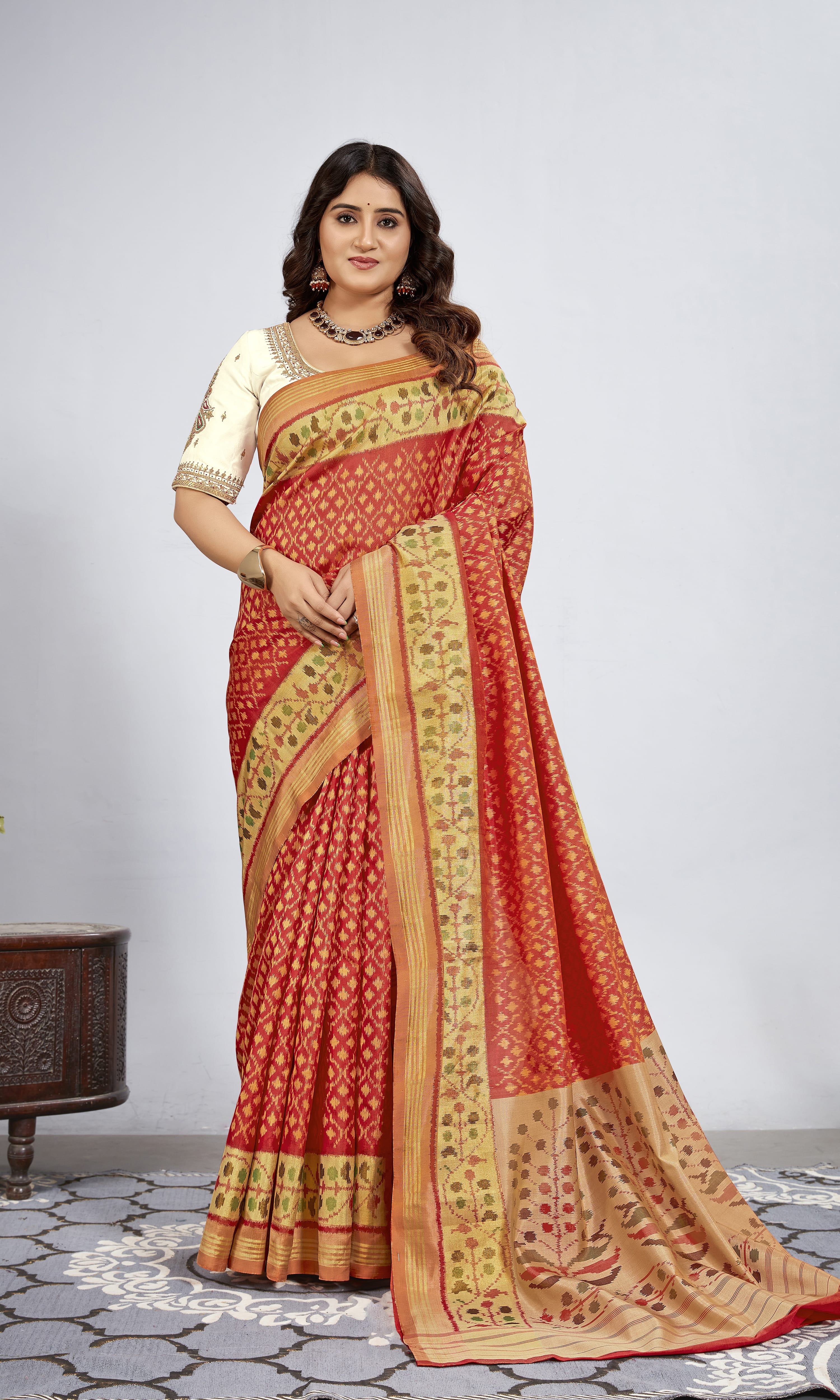 Rajkoti Patola Saree