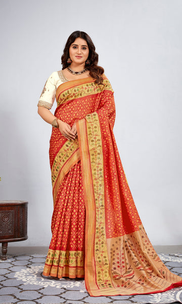 Rajkoti Patola Saree