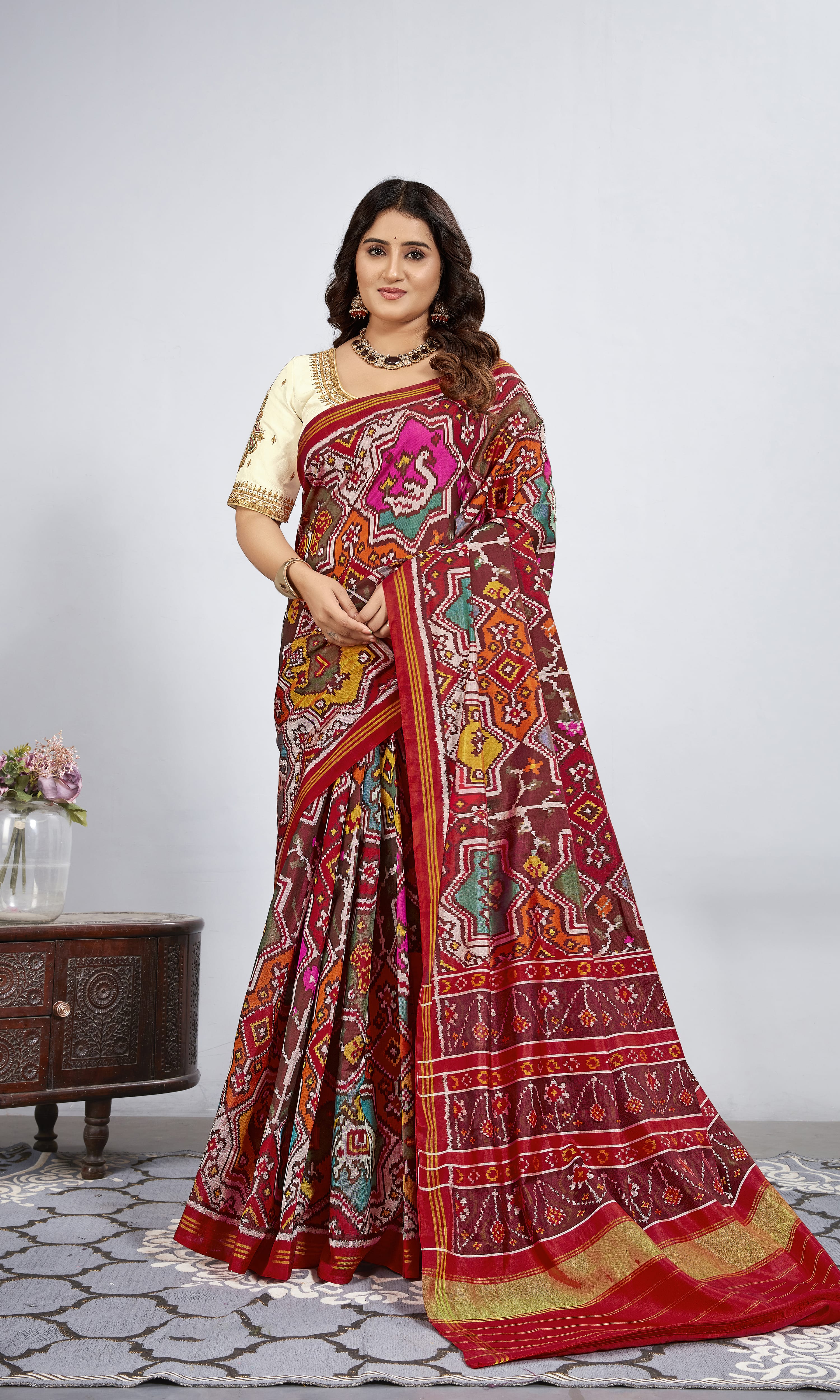 Single Ikat Patola Saree