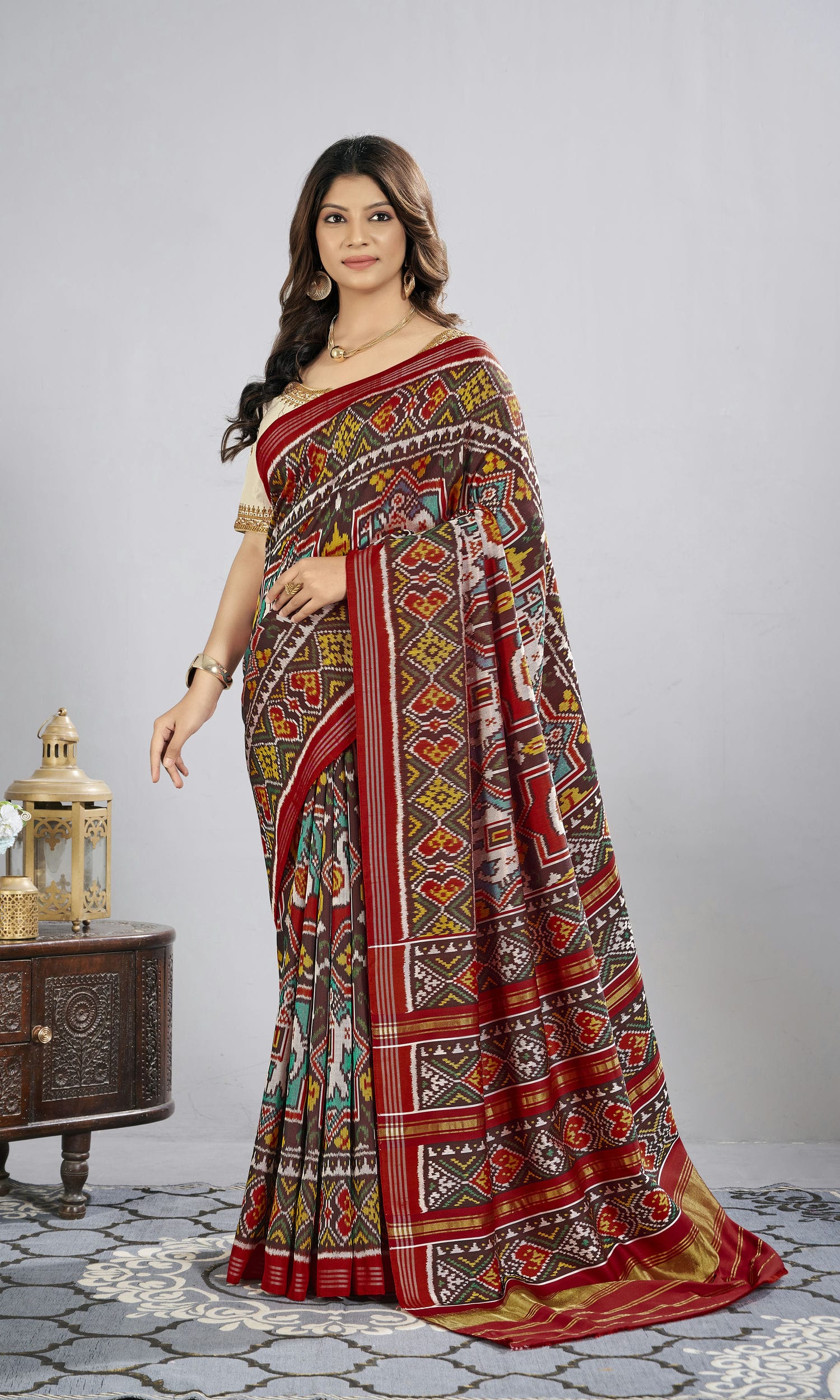 Twill Weave Patola Saree