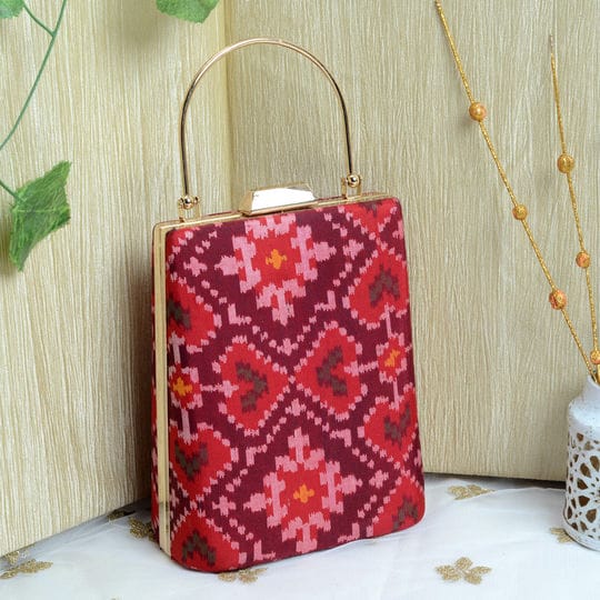 Single Ikat Patola Clutch