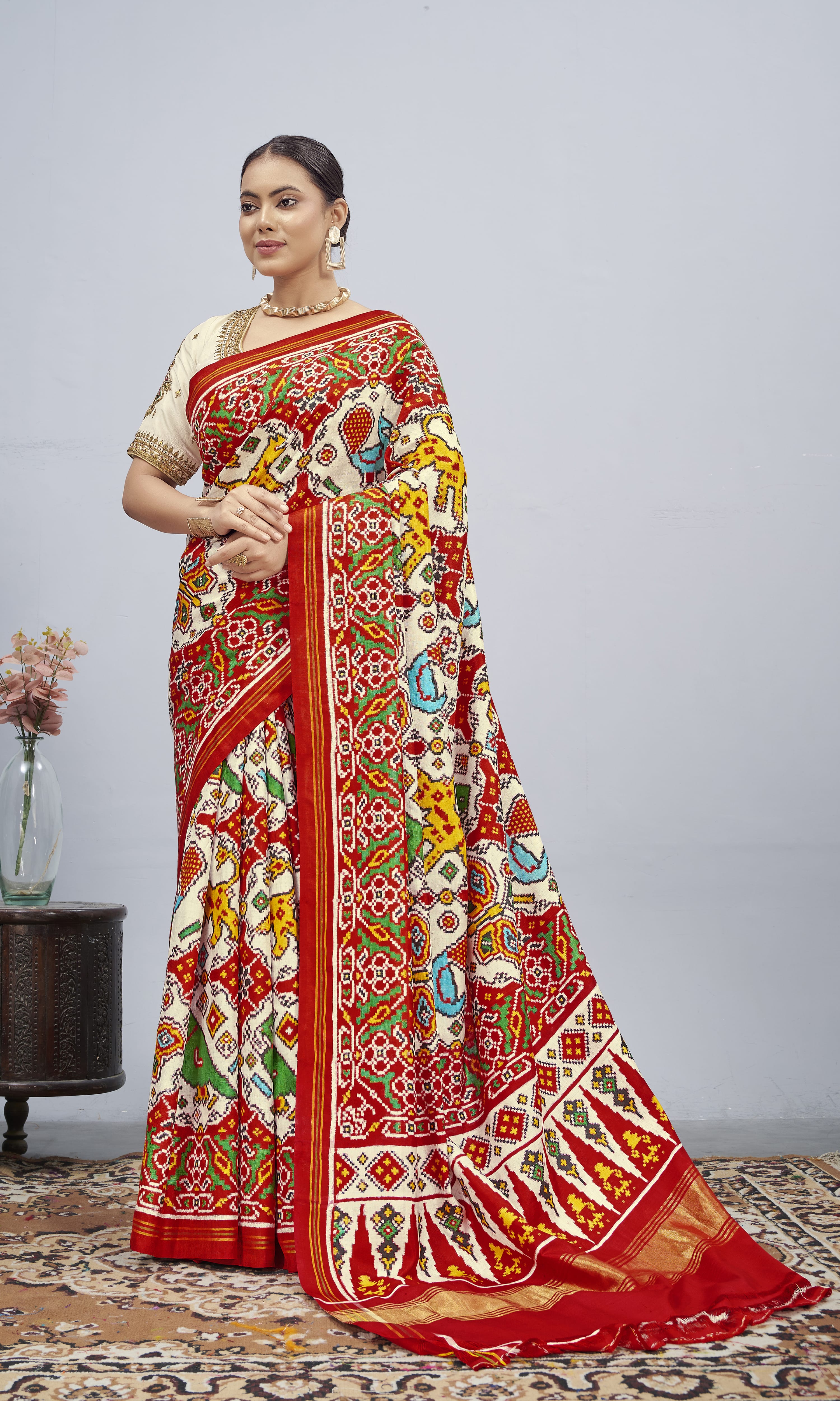 Double Ikat Patola Saree