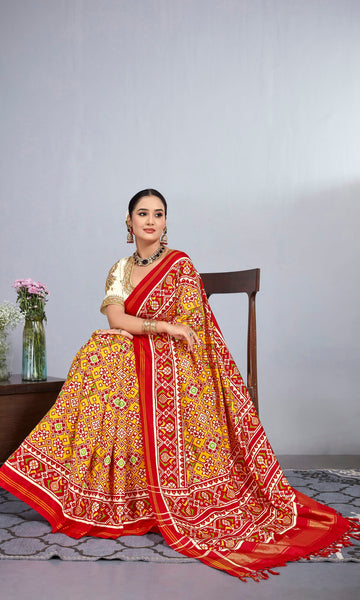 Double Ikat Patola Saree