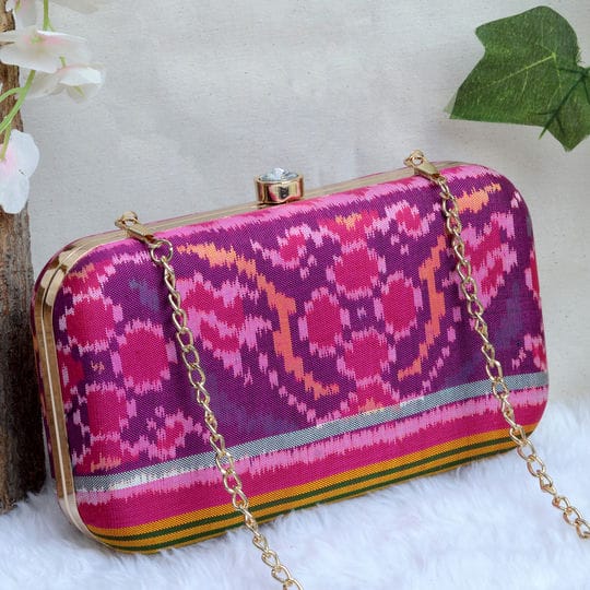Single Ikat Patola Clutch