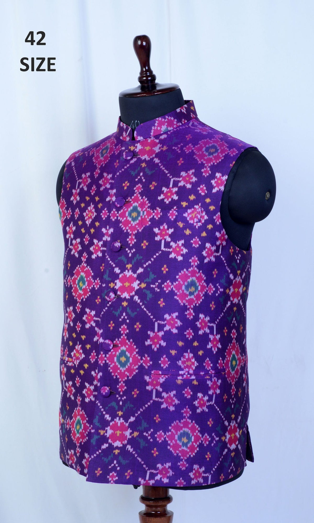 Modi Jacket Single Ikat Patola