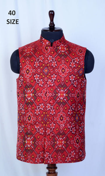 Modi Jacket Single Ikat Patola