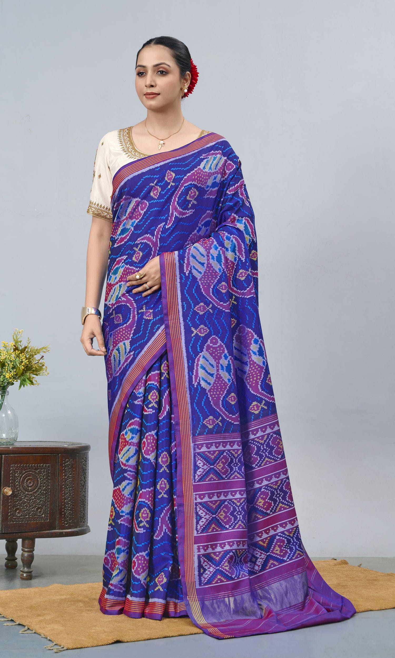 Single Ikat Patola Saree