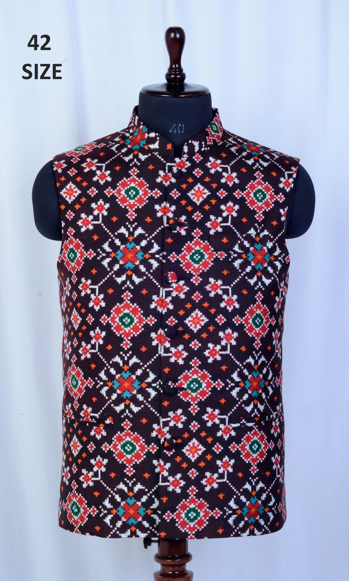 Modi Jacket Double Ikat Patola