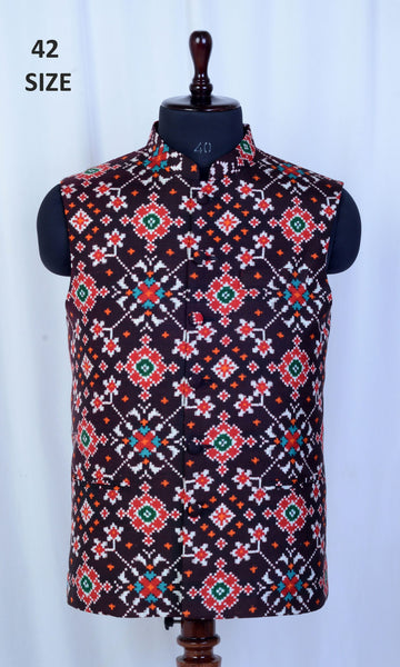 Modi Jacket Double Ikat Patola