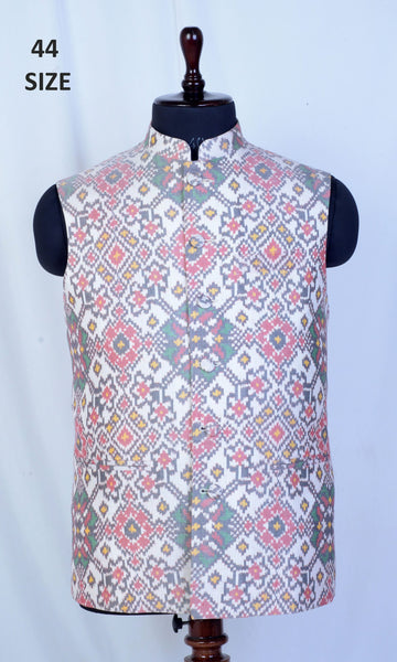 Modi Jacket Single Ikat Patola