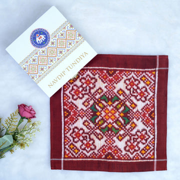 Double Ikat Pocket Square