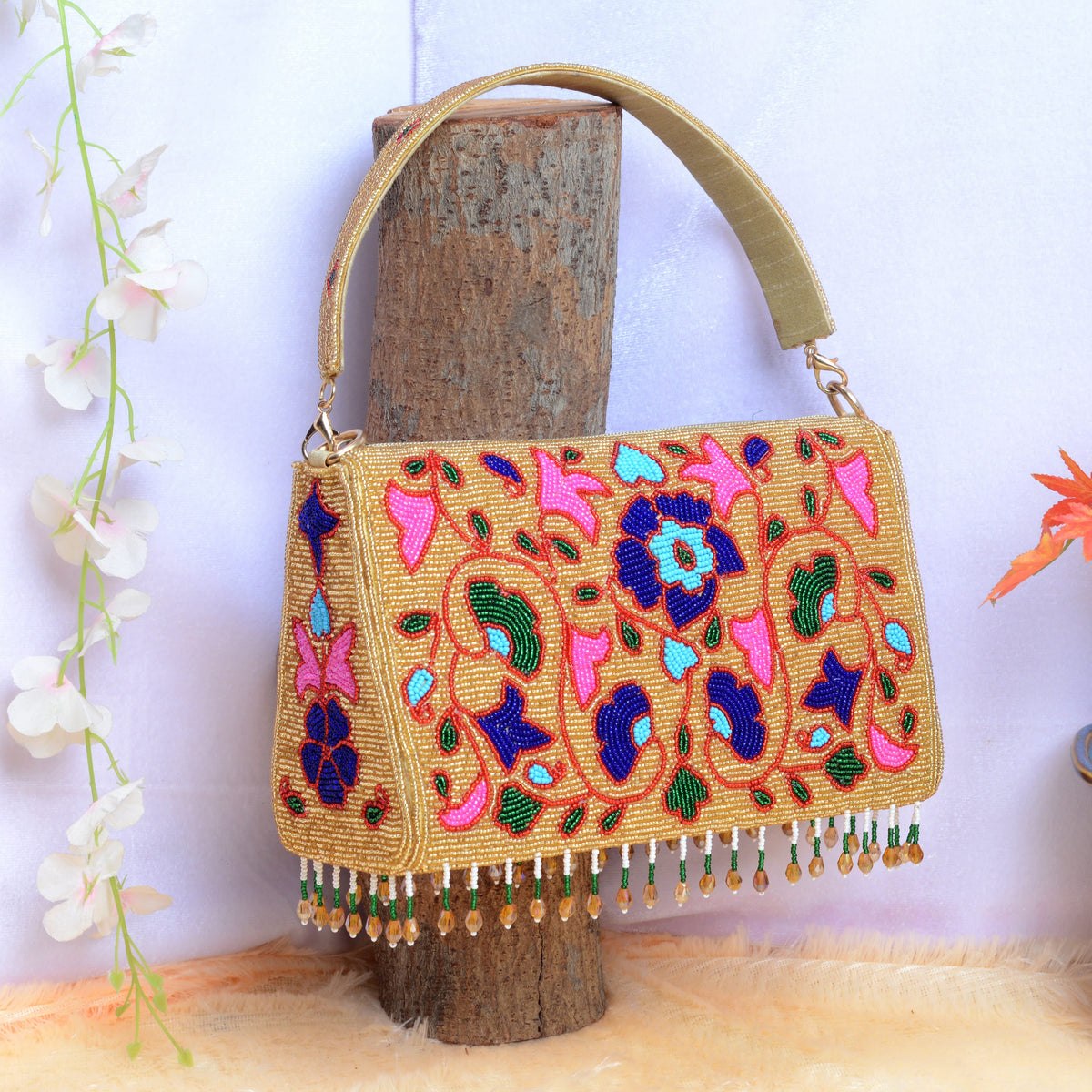 Pearl Beaded Handbag