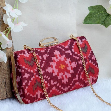 Single Ikat Patola Clutch