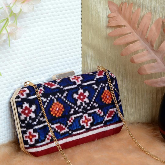 Double Ikat Patola Clutch