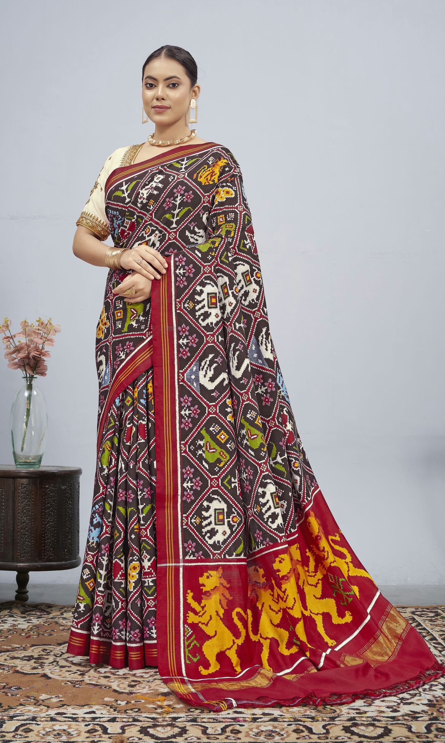 Double Ikat Patola Saree
