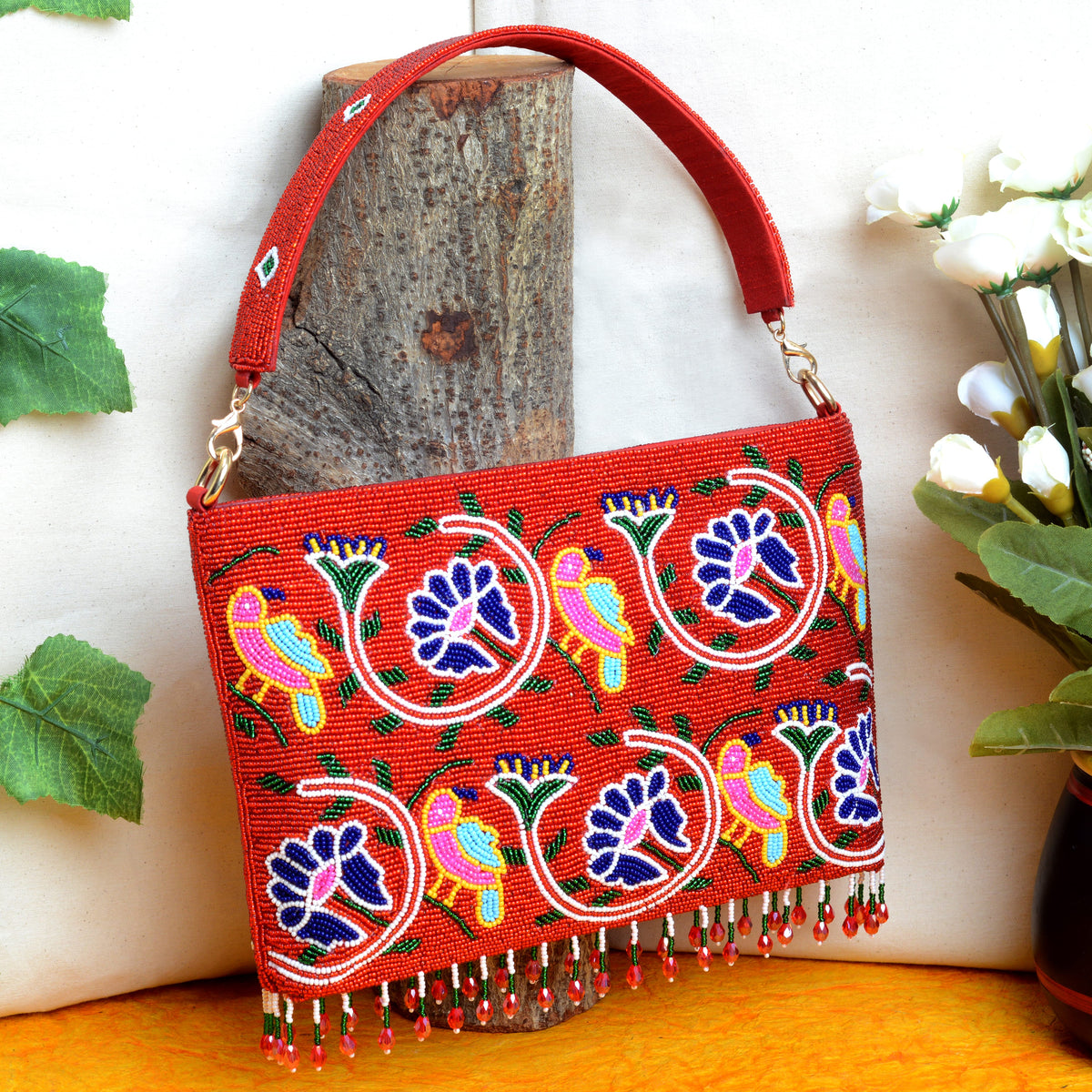 Pearl Beaded Handbag