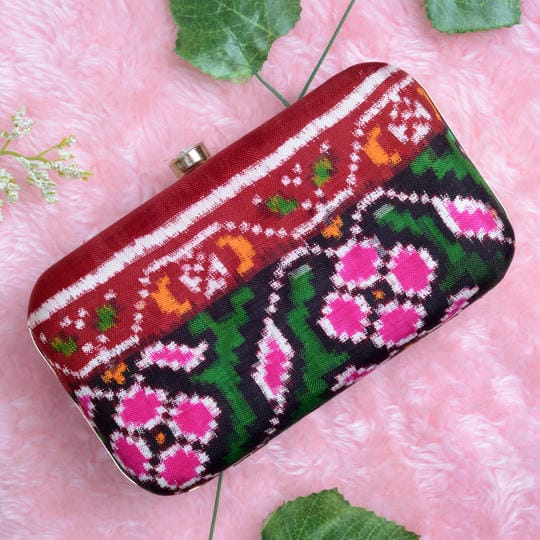 Double Ikat Patola Clutch