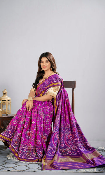 Single Ikat Patola Saree