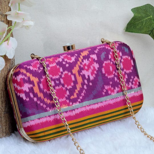 Single Ikat Patola Clutch