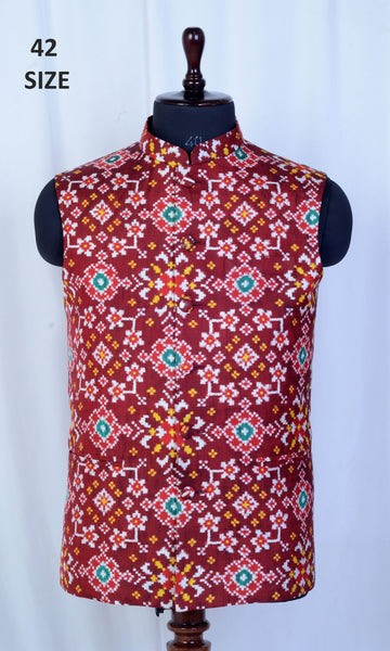 Modi Jacket Double Ikat Patola