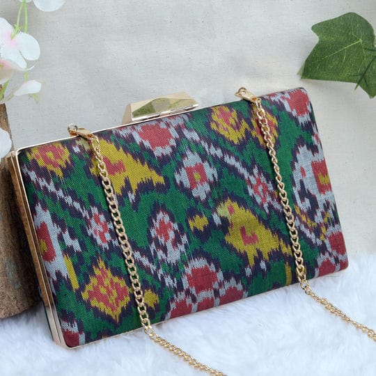 Single Ikat Patola Clutch