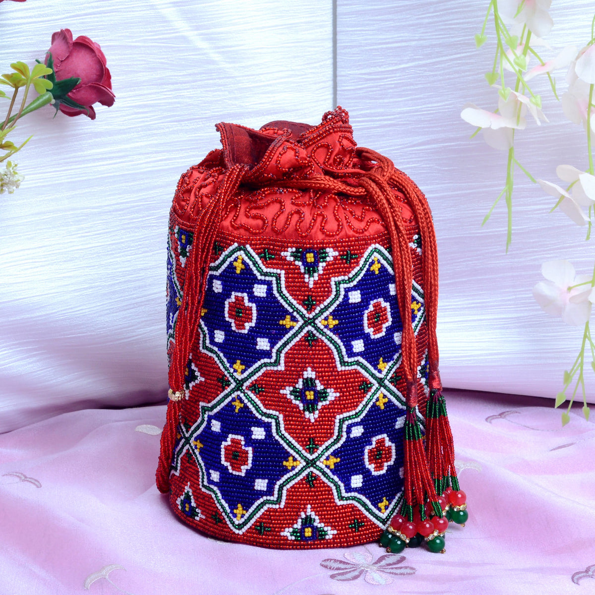 Pearl Beaded Batva