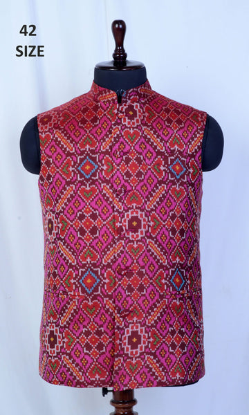 Modi Jacket Single Ikat Patola