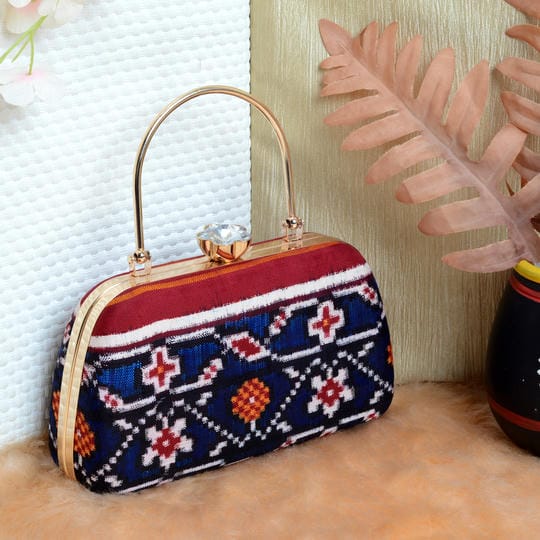 Double Ikat Patola Clutch