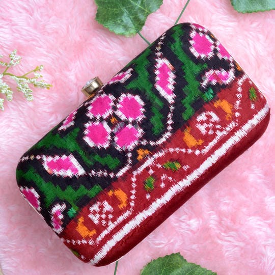 Double Ikat Patola Clutch