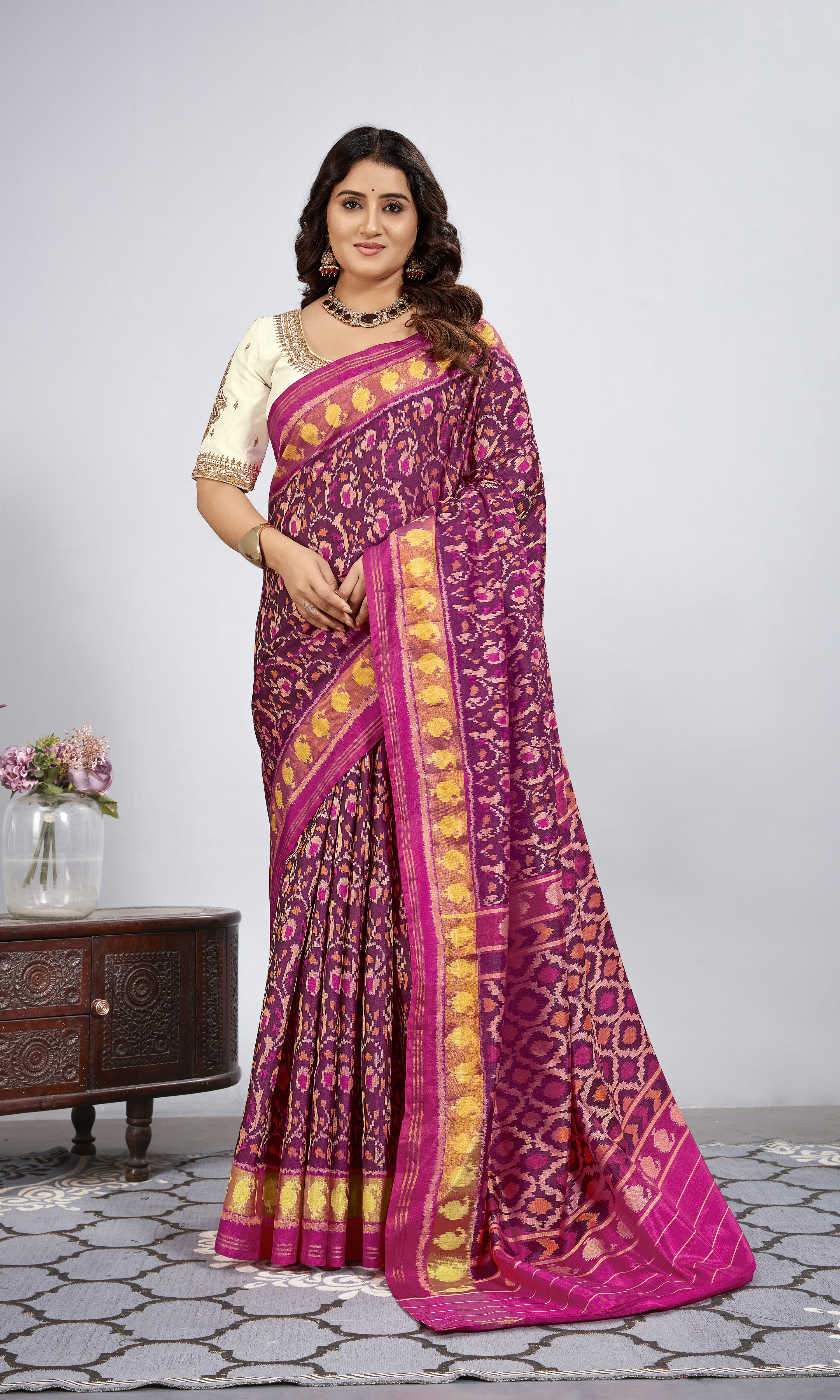 Rajkoti Patola Saree
