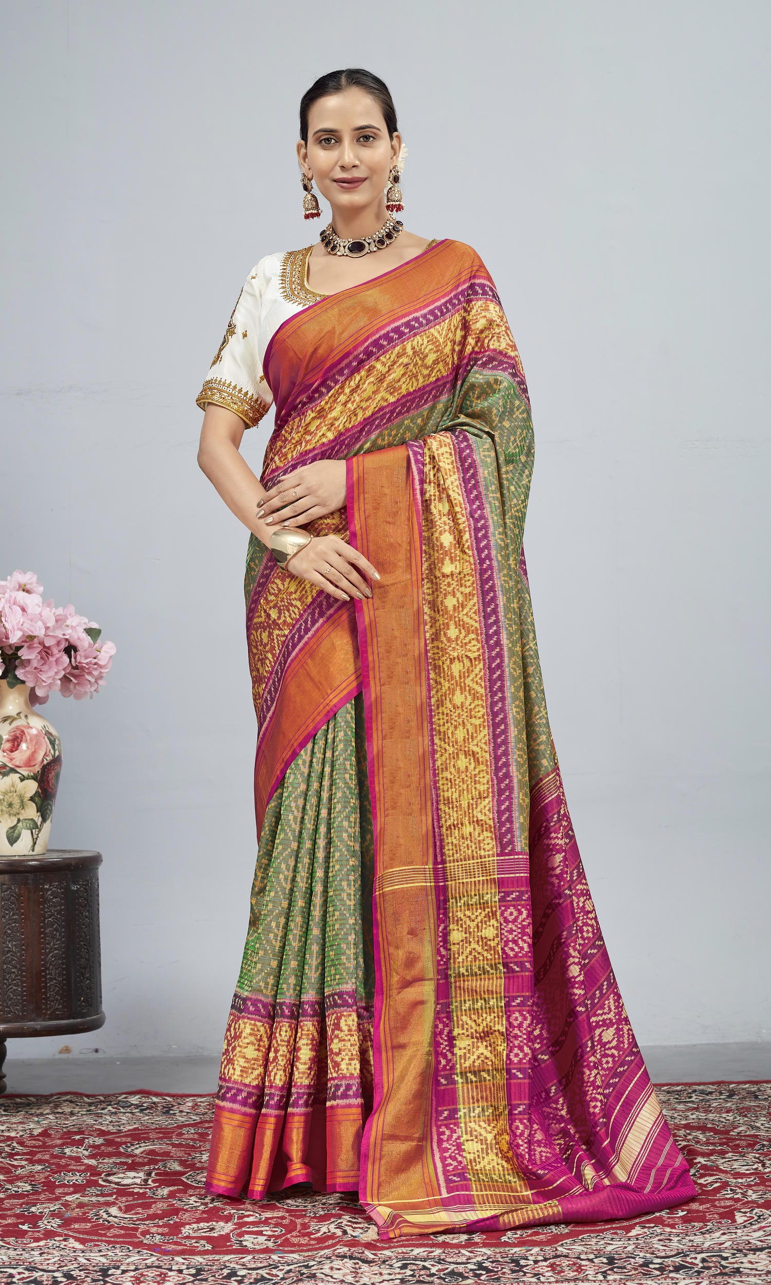 Rajkoti Patola Saree