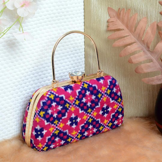 Double Ikat Patola Clutch