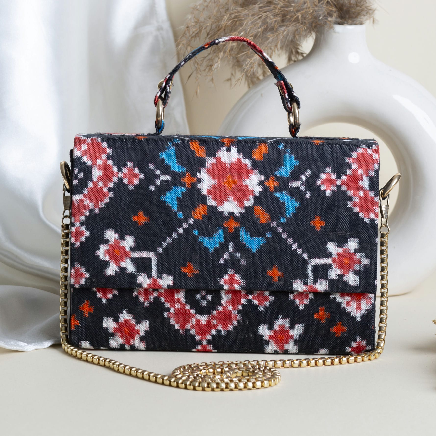 Moti Patola Beaded Batva Handbag