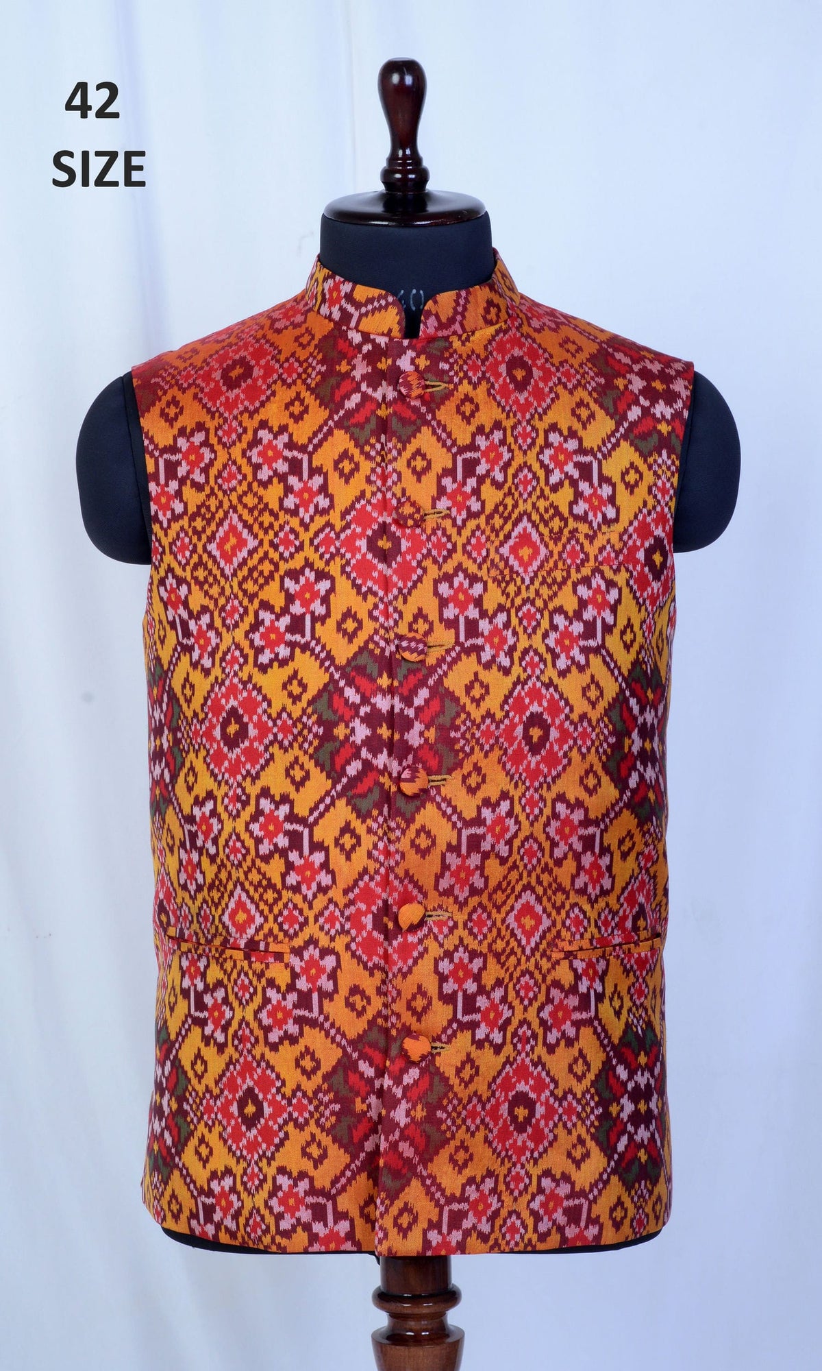 Modi Jacket Single Ikat Patola