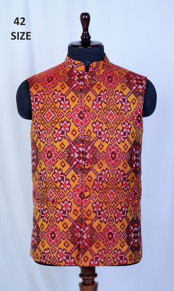 Modi Jacket Single Ikat Patola