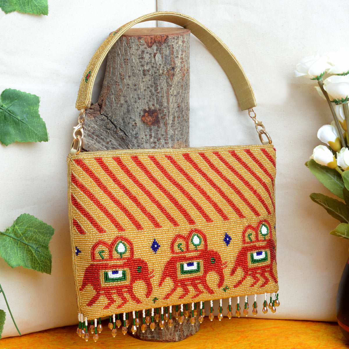 Pearl Beaded Handbag