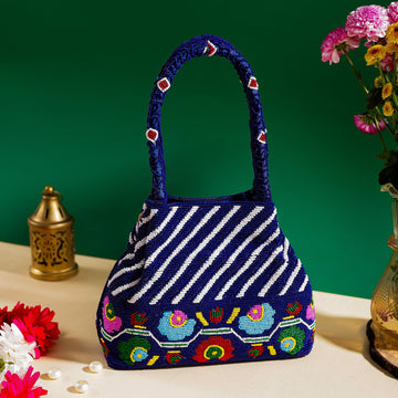Moti Patola Beaded Batva Handbag