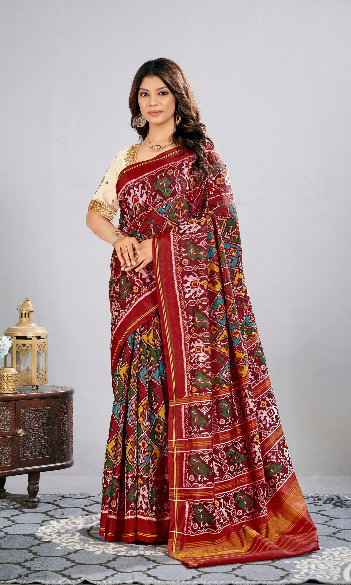 Single Ikat Patola Saree