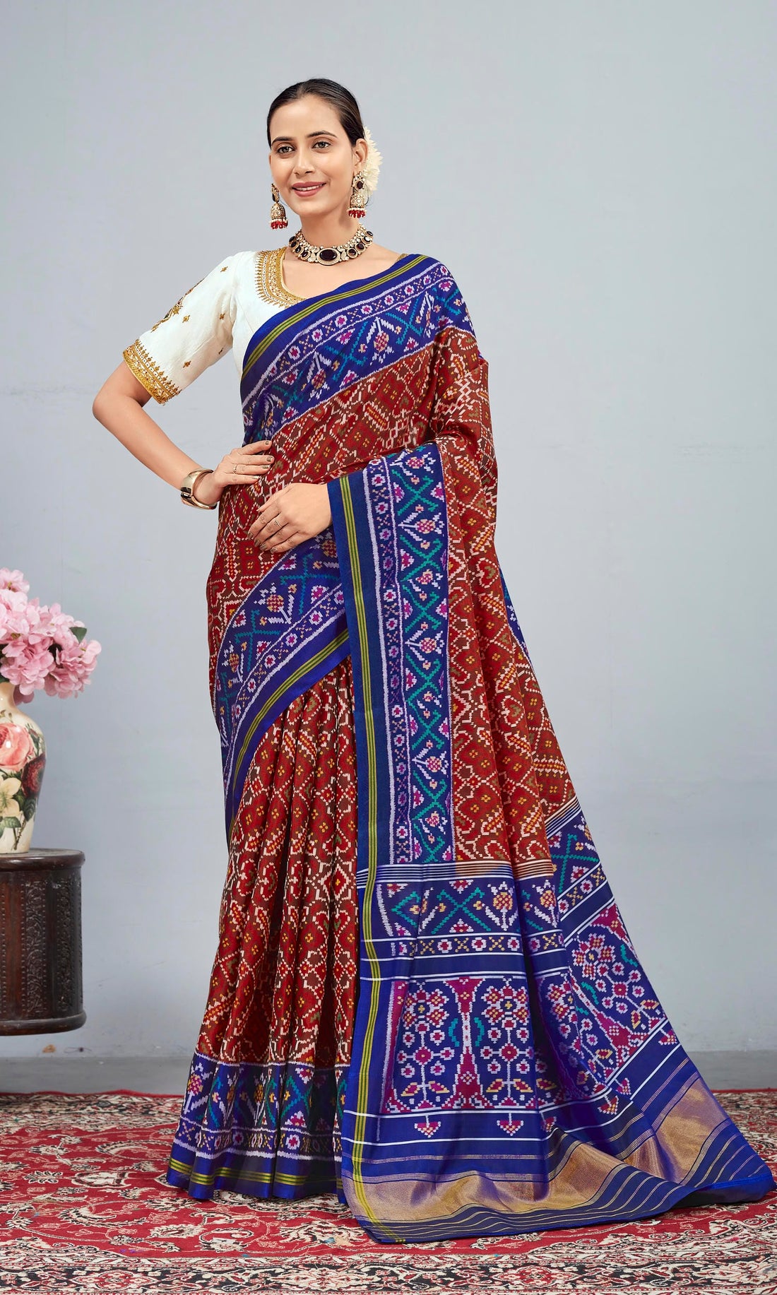 Single Ikat Patola Saree