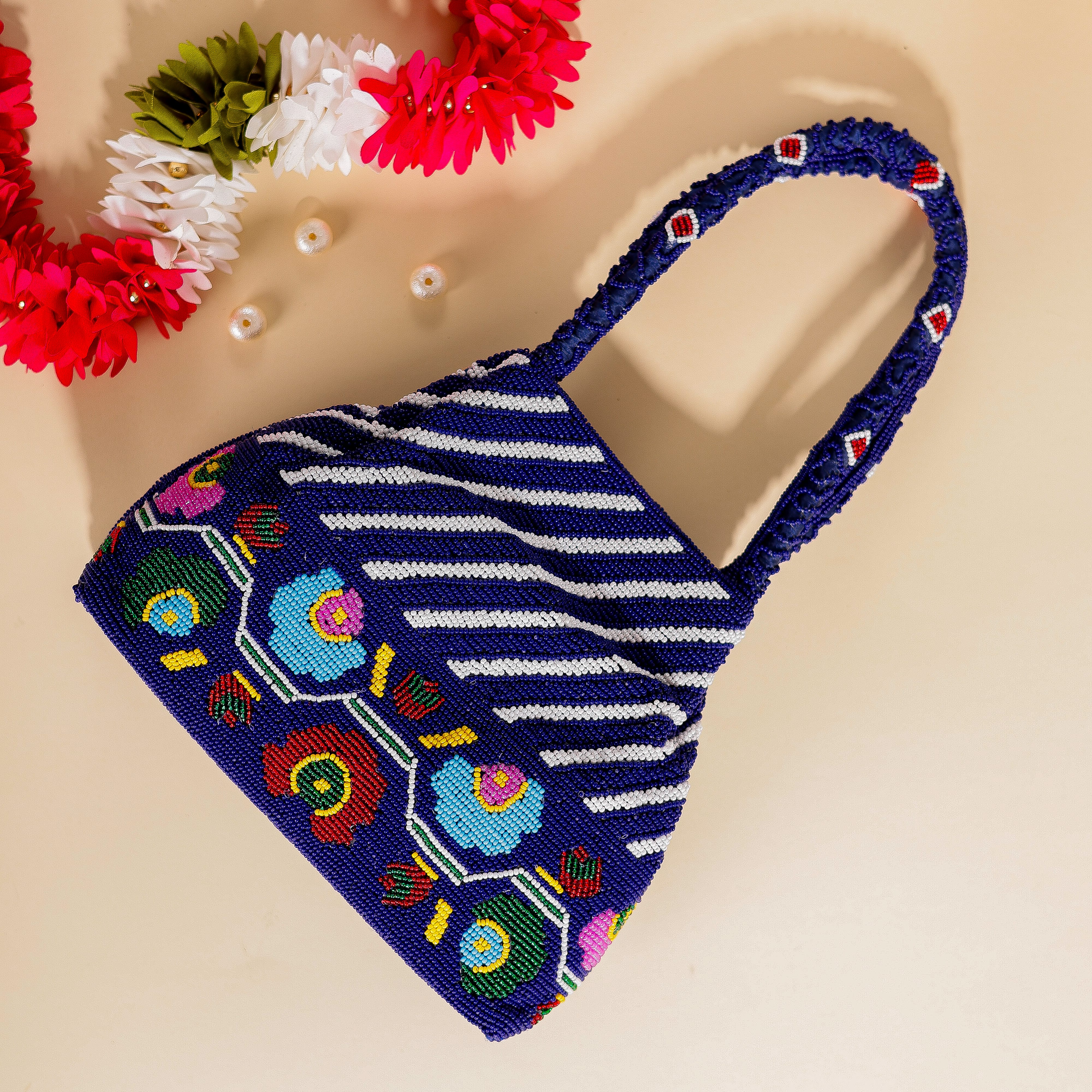 Moti Patola Beaded Batva Handbag