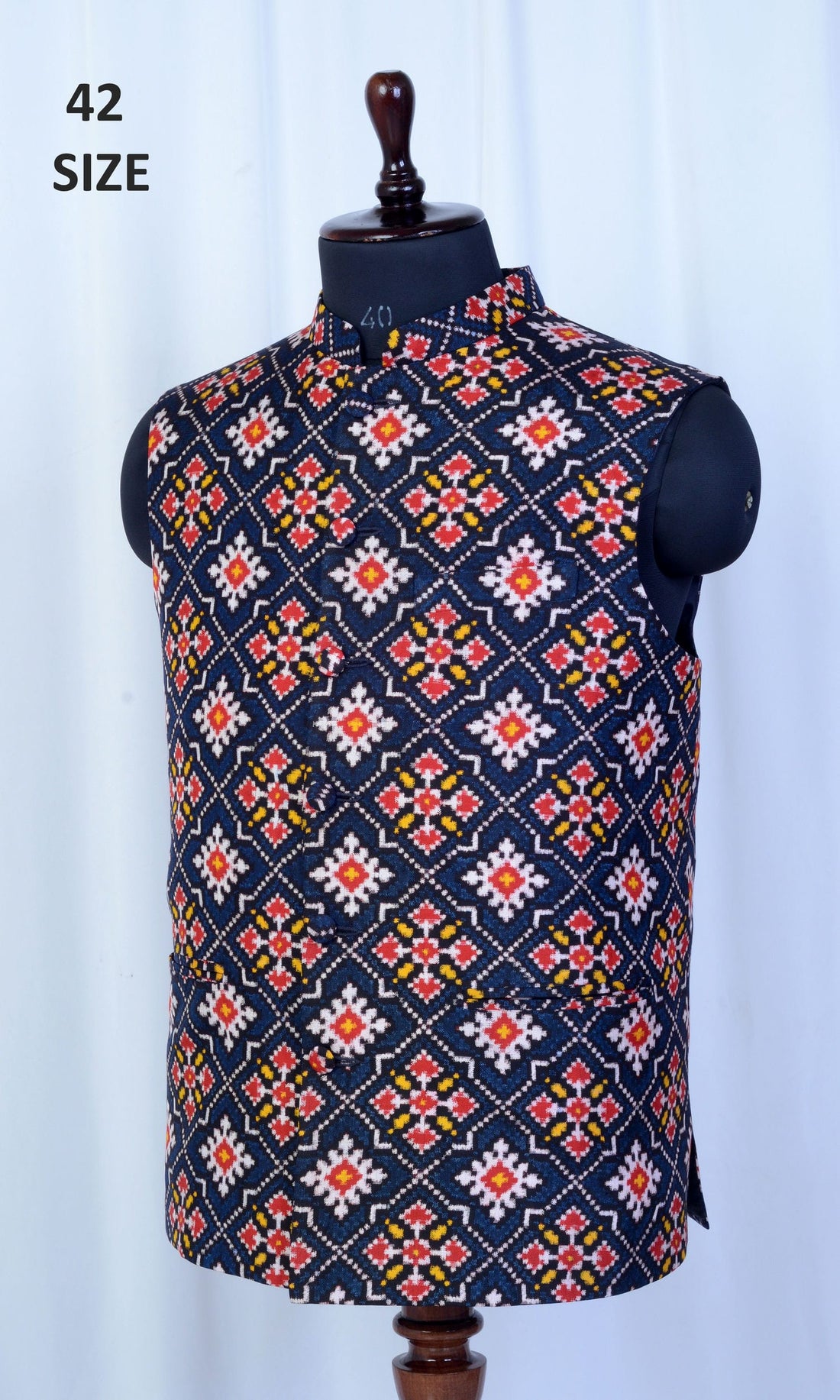 Modi Jacket Double Ikat Patola