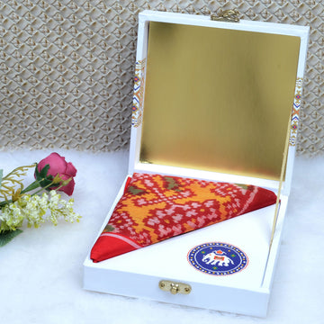 Single Ikat Pocket Square