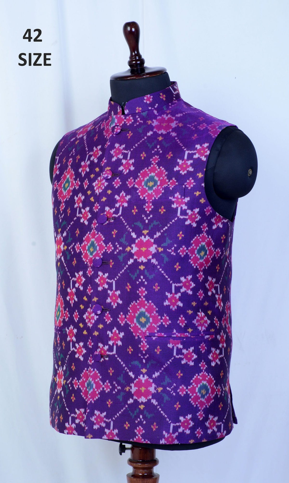 Modi Jacket Single Ikat Patola