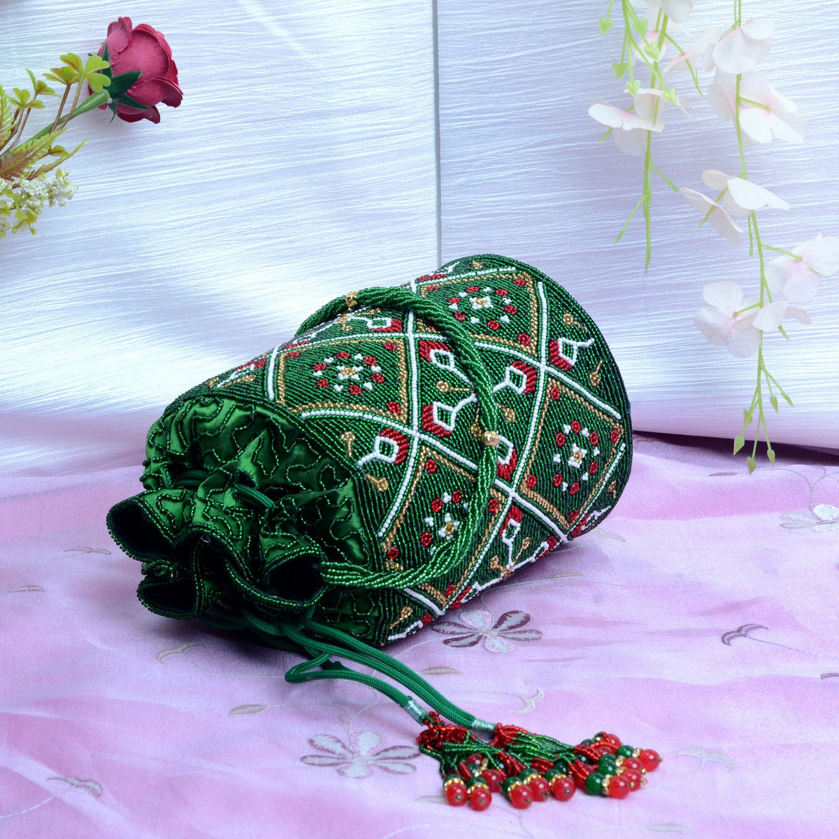 Pearl Beaded Batva