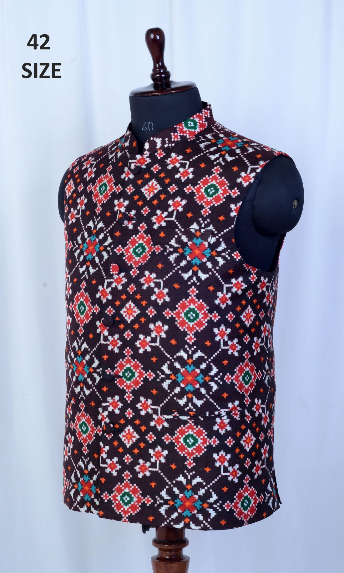 Modi Jacket Double Ikat Patola
