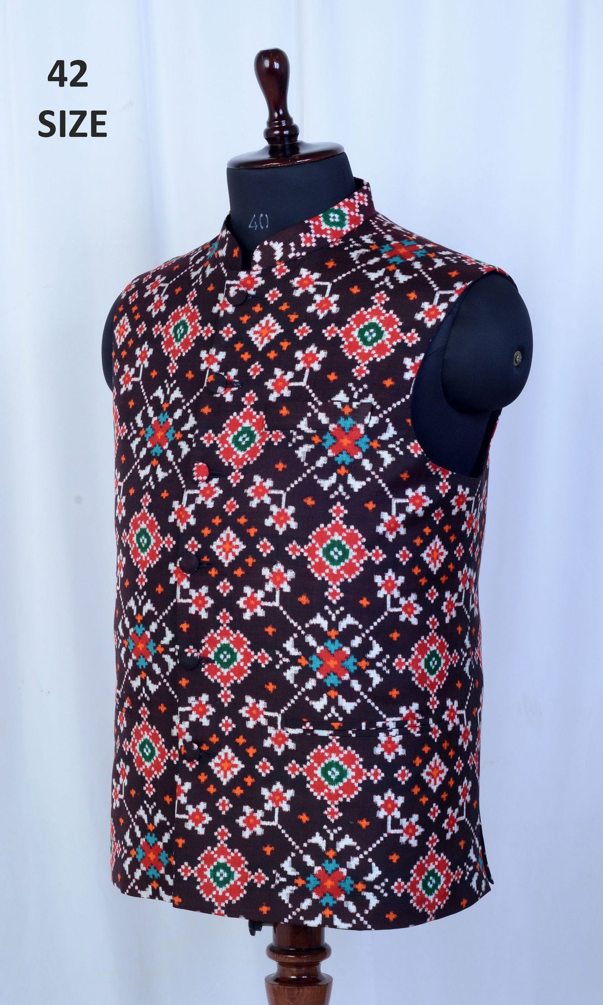 Modi Jacket Double Ikat Patola